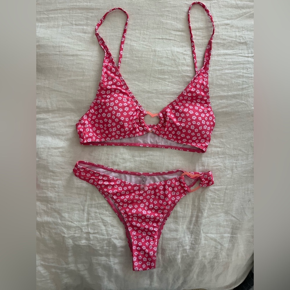 Floral Pink Bikini